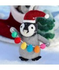 Felt Penguin with Festoon Light Bulbs Toy